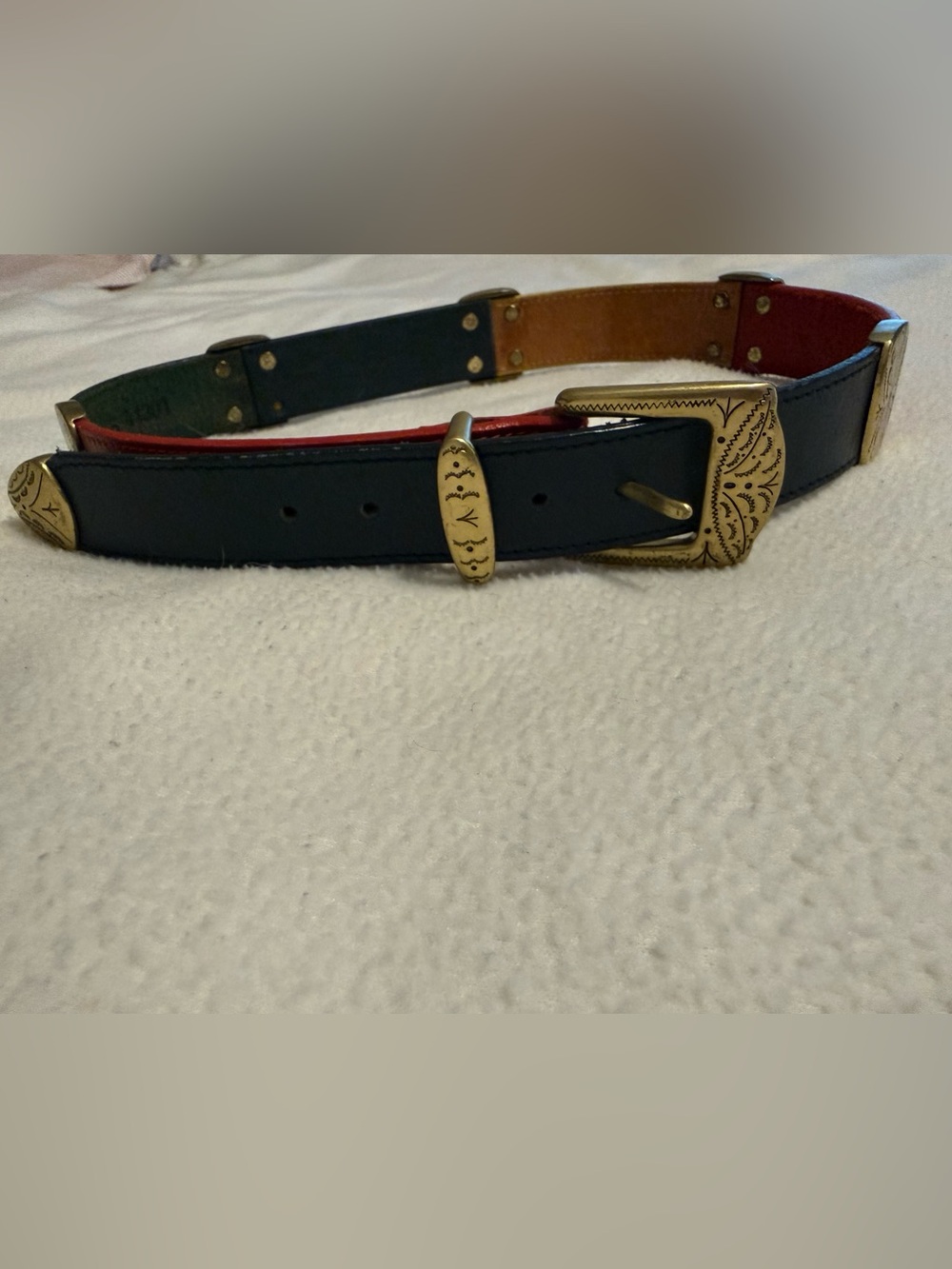 Brighton Multi Color Leather Belt